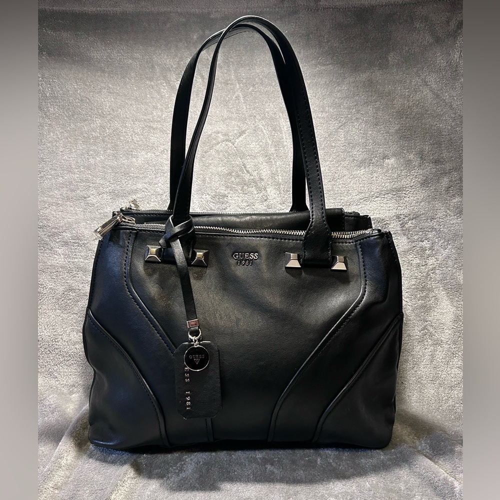 Guess Faux Leather Satchel
